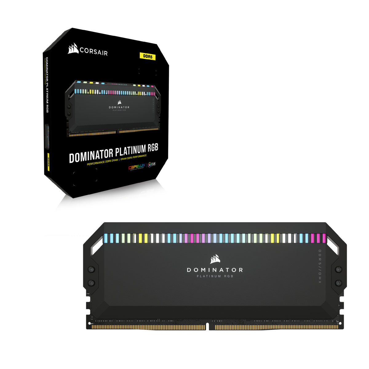 Corsair Vengeance RGB 32GB DDR5-6000 Kit (2x16GB) CL30 Gaming Arbeitsspeicher - Cool Gray (CMH32GX5M2B6000Z30K)