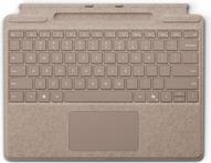 Microsoft Surface Pro Keyboard - Tastatur - mit Trackpad, Beschleunigungsmesser, Surface Slim Pen 2 Ablage- und Ladeschale - QWERTZ - Deutsch/Österreichisch - Dune - für Surface Pro 10, Pro 11, Pro 8, Pro 9, Pro Copilot+ PC, Pro Copilot+ PC for Business (