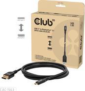 Club 3D Kabel USB Typ C DP 2.1 8K120Hz St/St - Kabel - Digital/Daten (CAC-1563)