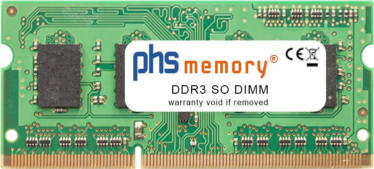 PHS-memory 4GB RAM Speicher für HP 250 G5 (Celeron Prozessor) DDR3 SO DIMM 1600MHz (SP299370)