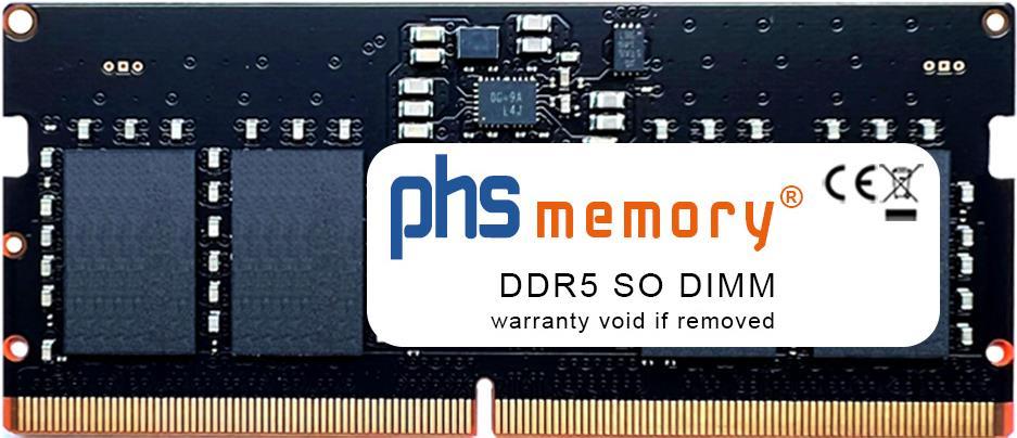 PHS-memory 8GB RAM Speicher kompatibel mit MSI Katana 17 B12UCXK-025UK DDR5 SO DIMM 4800MHz PC5-38400-S (SP506832)