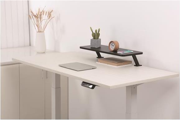 StarTech.com MNRISERCLMP Bildschirmerhöhung (Klemmbarer Monitor Riser, extraweit 65 cm) schwarz - Tischhalterung für Monitor - Schwarz - Bildschirmgröße: bis zu 81,3 cm (bis zu 81,30cm (32) )