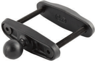 RAM - Montagekomponente (Vierkantschienen-Klemmhalterung, Gabelstapler-Schiene) für Datenerfassungsterminal - für Zebra MC3300, MC3300-G, MC3330R, MC3390R (MNT-RAM-B247U25)