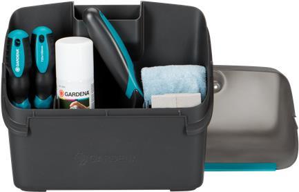 Gardena 4067-20. Produkttyp: Maintenance & cleaning kit, Markenkompatibilität: Gardena, Produktfarbe: Schwarz, Blau (04067-20)