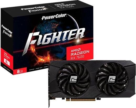 Grafikkarte PowerColor Fighter RX7600 8G-F (RX 7600 8G-F/V2)