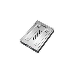ICY DOCK Festplatten Konverter für 2.5 SATA/SAS, SSD/HDD zur Nutzung 2.5 SATA/SAS HDD oder SSD Festplatten in ein (MB982SP-1S)