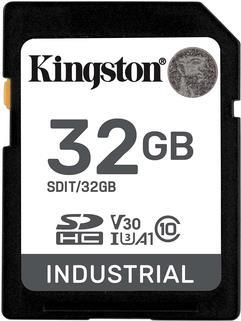Kingston Industrial - Flash-Speicherkarte - 32GB - A1 / Video Class V30 / UHS-I U3 / Class10 - microSDHC UHS-I (SDIT/32GB)
