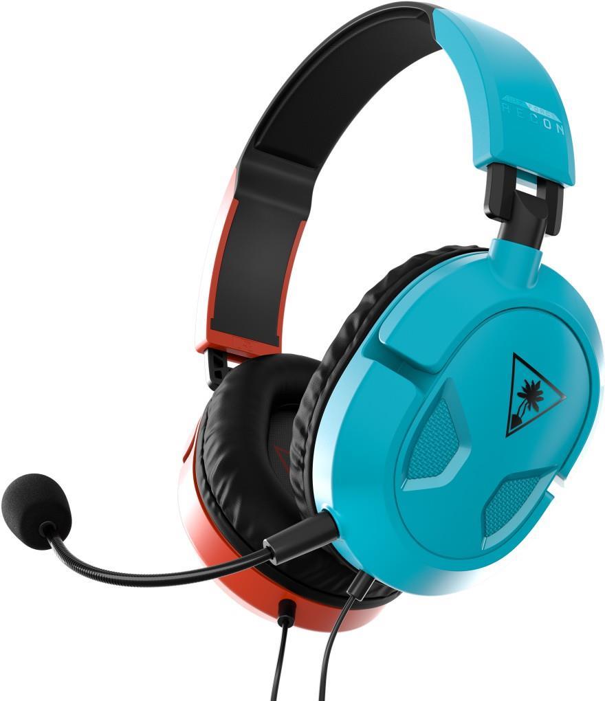 Turtle Beach Recon 50 Kopfhörer Kabelgebunden Kopfband Gaming Blau - Rot (TBS-8150-05)