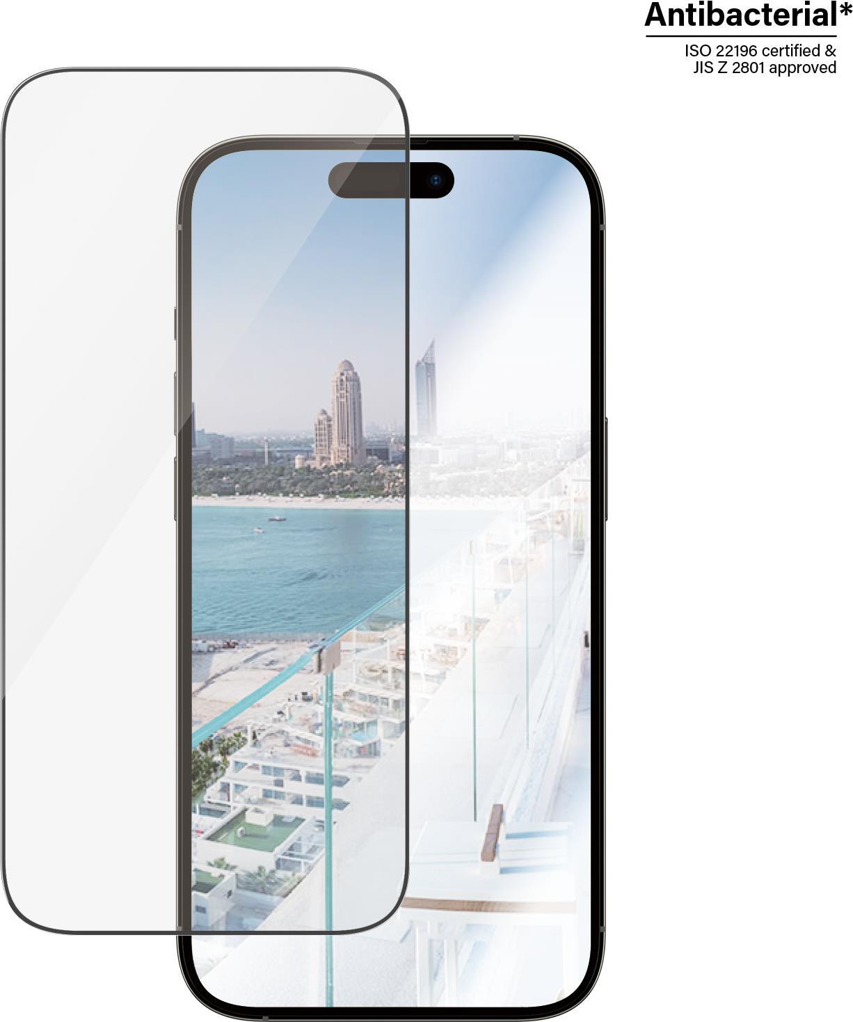 PanzerGlass  Anti-reflective Displayschutz Apple iPhone 14 - Ultra-Wide Fit m. EasyAligner - Klare Bildschirmschutzfolie - Apple - iPhone 14 Pro - Kratzresistent - Schockresistent - Antibakteriell - Transparent - 1 Stück(e) (2788)