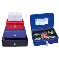 Wedo 145 303H Geld- und Kartenkassette Stahl Blau 250 x 180 x 90 mm