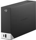 Seagate One Touch with hub STLC8000400 - Festplatte - 8 TB - extern (Stationär) - USB 3.0 - Schwarz - mit Seagate Rescue Data Recovery