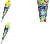 ROTH Motiv-Schultüte Disney Stitch, eckig, 850 mm Lizenz-Schultüte, Tüllverschluss, mit stabiler ROTH-Spitze - 1 Stück (678901)