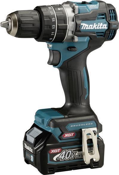 Makita - Bohrhammer/Treiber - schnurlos - 2 Geschwindigkeiten - Bohrfutterschlüssel 13 mm - 64 N·m - 2 Akkus, Ladegerät enthalten - 40 V