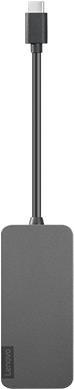 Lenovo USB-C to 4 Port USB-A Hub - Hub - 4 x SuperSpeed USB 3.0 + 1 x USB-C - Desktop - für 100e Chromebook (2nd Gen) MTK.2, ThinkPad L13 Gen 2, T14s Gen 2, Yoga 7 14 (GX90X21431)