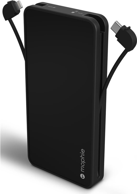 mophie Powerstation Plus - Powerbank - 10000 mAh - 20 Watt - PD, Fast Charge - 2 Ausgabeanschlussstellen (Lightning, USB-C (PD)) (401114384)