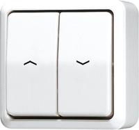 Jung Jalousie-Wippschalter aws 10AX 250V Tas.1-pol. 639 VA WW (639VAWW)