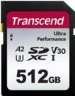 Transcend 340S - Flash-Speicherkarte - 128 GB - A2 / Video Class V30 / UHS-I U3 - SDXC UHS-I