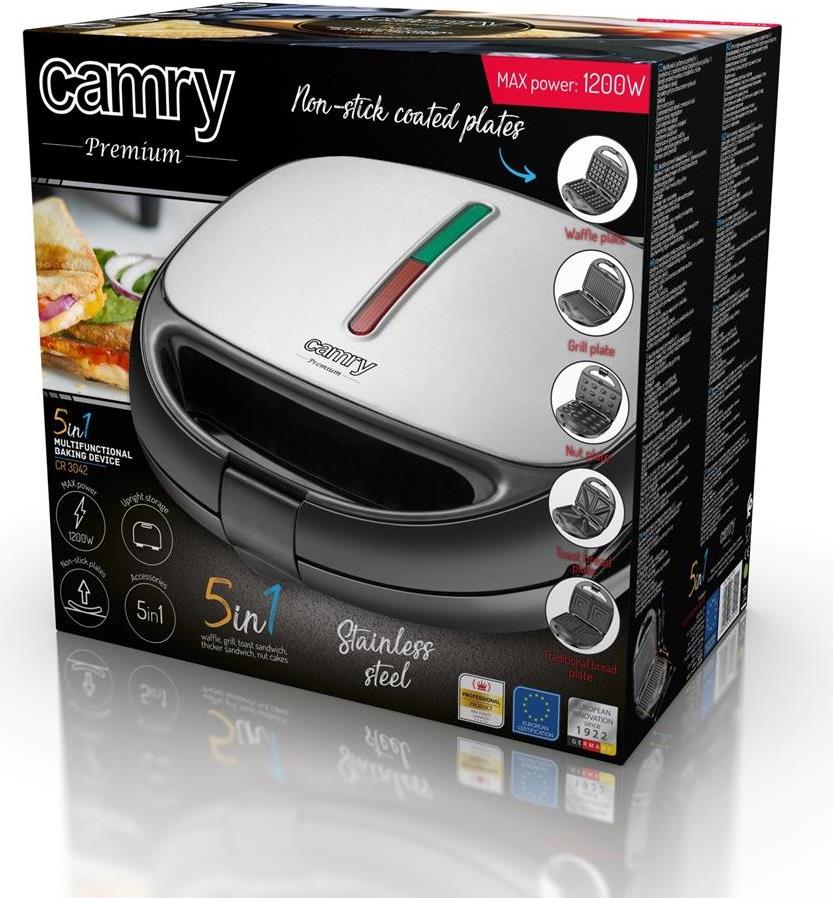 Adler Multifunktionaler 5in1-Toaster Camry CR 3042