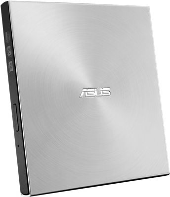 ASUS ZenDrive U7M SDRW-08U7M-U - Laufwerk - DVD+/-RW (+/-R DL) / DVD-RAM - 8x/8x/5x - USB2.0 - extern - Silber (90DD01X2-M29000)