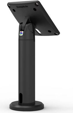 Compulocks Rise Space iPad Mini 8.3 Kiosk 10,20cm (4) Pole - Aufstellung - für Tablett - verriegelbar - hochwertiges Aluminium - Schwarz - Bildschirmgröße: 21.1 cm (8.3) - Tischmontage, Basishalterung - für Apple iPad mini (6. Generation)