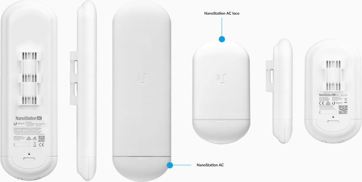 Ubiquiti NanoStation ac NS-5AC - Accesspoint - AirMax ac (NS-5AC)
