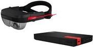 Lenovo ThinkReality A6 - Intelligente Multimedia-Brille - Bluetooth, Wi-Fi, NFC - 13 Megapixel Kamera (20QLZ4V000)