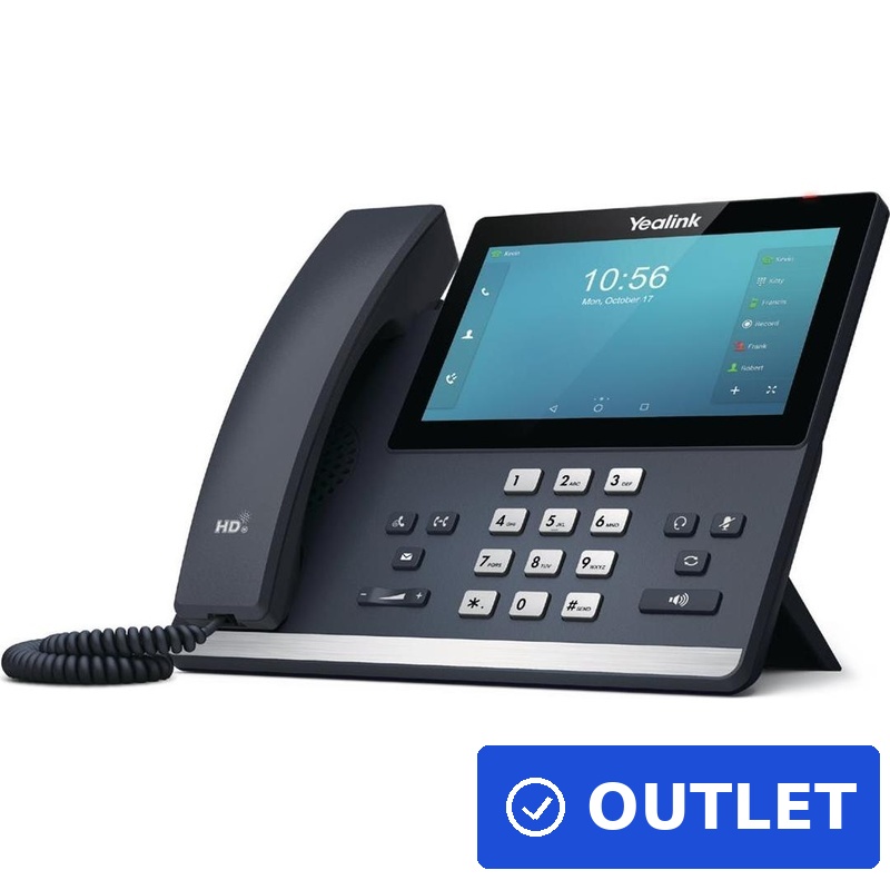 Yealink T67LTE - VoIP-Telefon - mit Bluetooth-Schnittstelle mit Rufnummernanzeige/Anklopffunktion - IEEE 802,11a/b/g/n/ac (Wi-Fi) - Sechsweg Anruffunktion - SIP, SIP v2 - Classic Gray (1301197) - Sonderposten