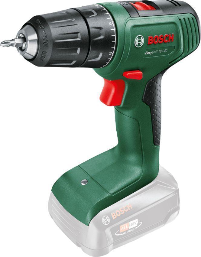 Bosch Home and Garden EasyDrill 18V-40 06039D8000 Akku-Bohrmaschine, Akku-Bohrschrauber, Akku-Schrauber 18 V 2.0 Ah Li-Ion ohne Akku, ohne Ladegerät (06039D8000)