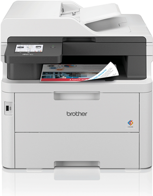 Brother MFC-L3760CDW - Multifunktionsdrucker - Farbe - LED - A4/Legal (Medien) - bis zu 26 Seiten/Min. (Drucken) - 250 Blatt - 33,6 Kbps - USB 2,0, USB-Host, Gigabit LAN, Wi-Fi(n) (MFCL3760CDWRE1)
