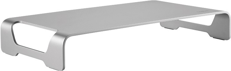 LogiLink Aluminum Tabletop Monitor Riser - Aufstellung für Monitor/Notebook (Ultra-dünn) - Aluminium - auf dem Tisch