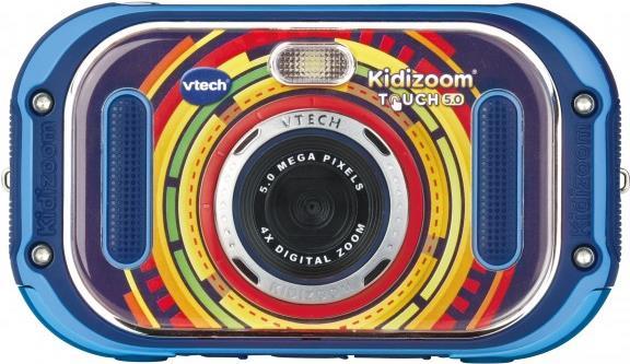 VTech Kidizoom Touch 5.0 - Digitalkamera - Kompaktkamera mit digitale Wiedergabe / Sprachaufnahme - 5.0 MPix - Blau