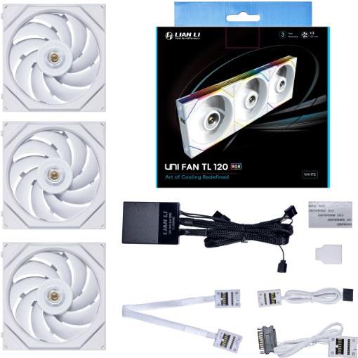 Lian Li UNI FAN TL Computergehäuse Ventilator 12 cm Weiß (12TL3W)