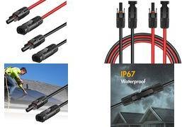 LogiLink Solar-Verlängerungskabel-Set, PVC - PVC, 10 m PVC-Stecker - PVC-Kupplung, 2er Set für Anschluss - 1 Stück (PHC0105)