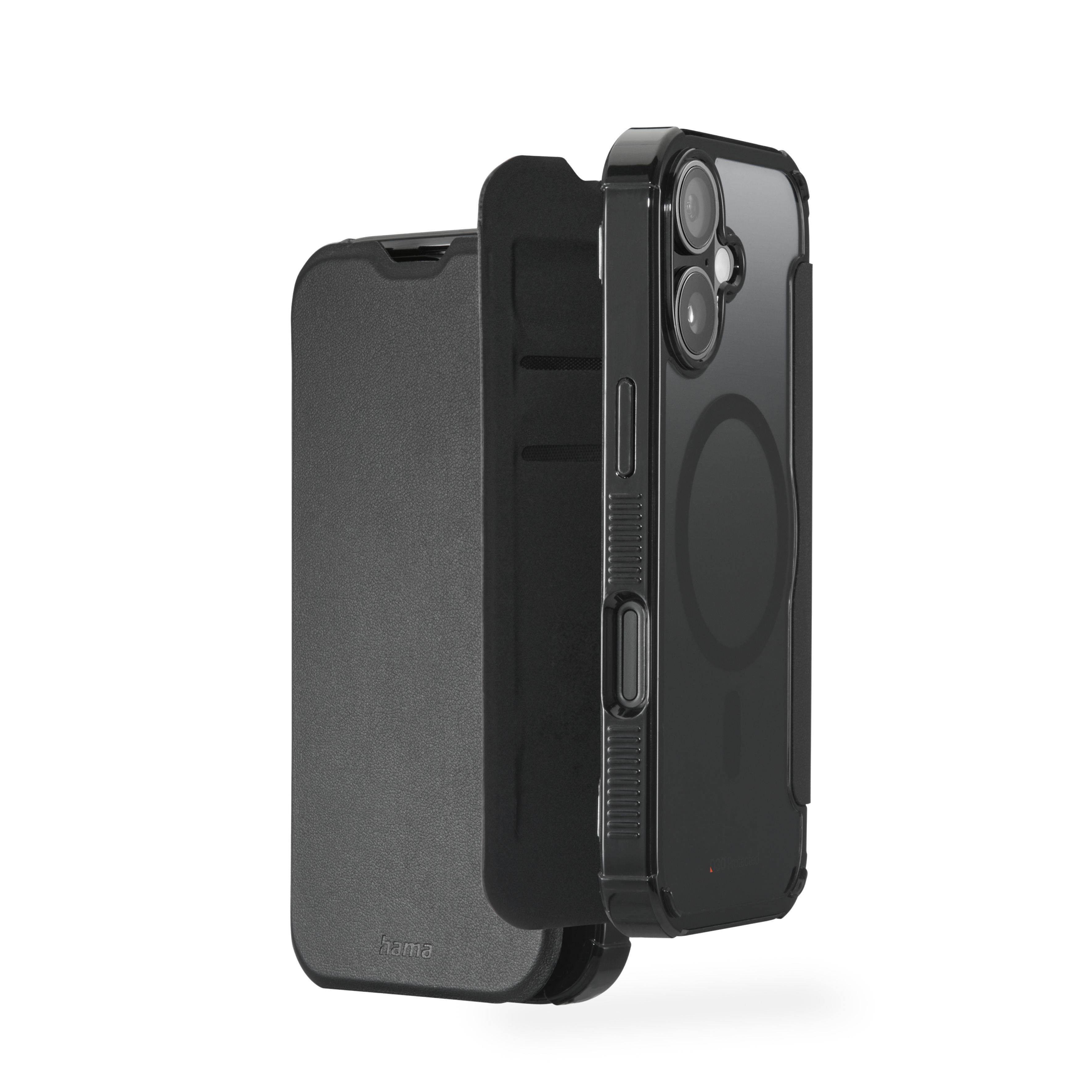 Hama Handytasche Extreme Protect für Apple iPhone 17, magnetisch, Schwarz (00232380)