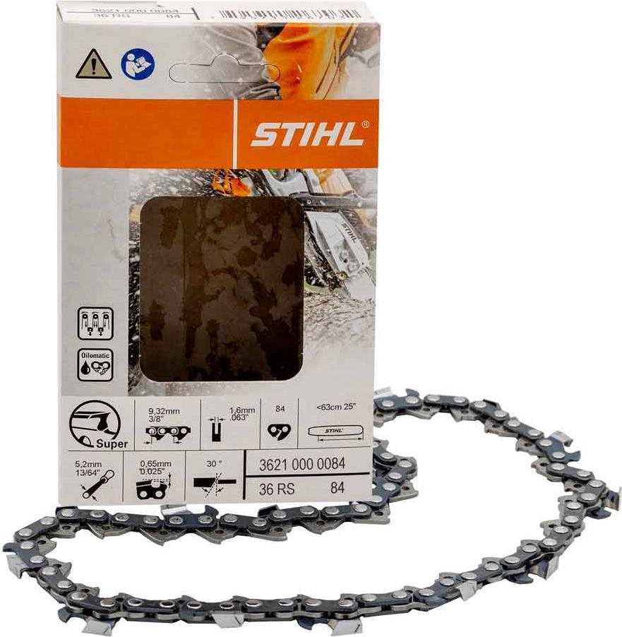 Stihl Sägekette 36RS 3/8 1,6 84 Glieder für 63 cm Schwert MS (3621 000 0084)