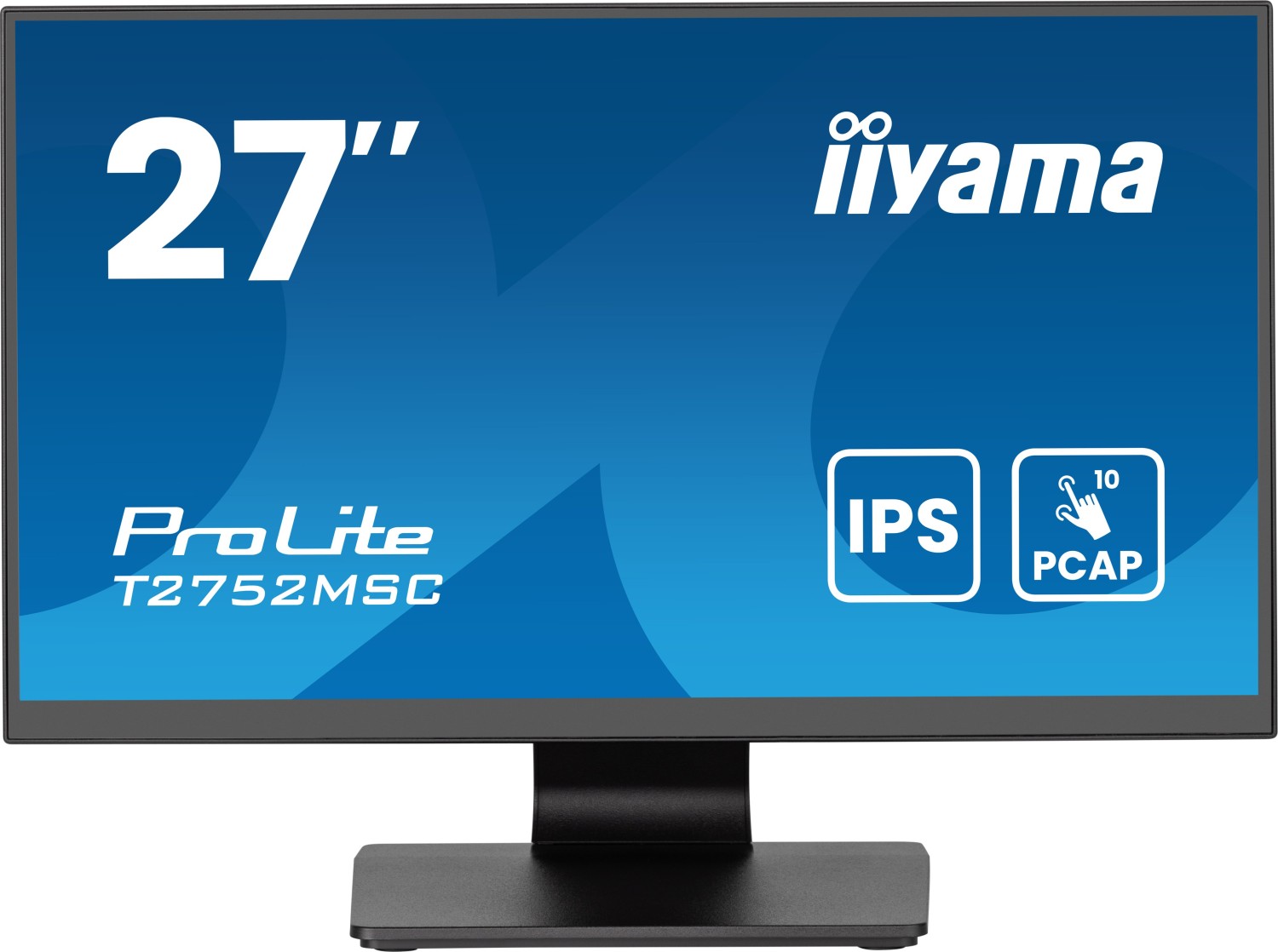 Iiyama 27W LCD Bonded Projective Capacitive 10 - Flachbildschirm (TFT/LCD) - 27 (T2752MSC-B1AG)