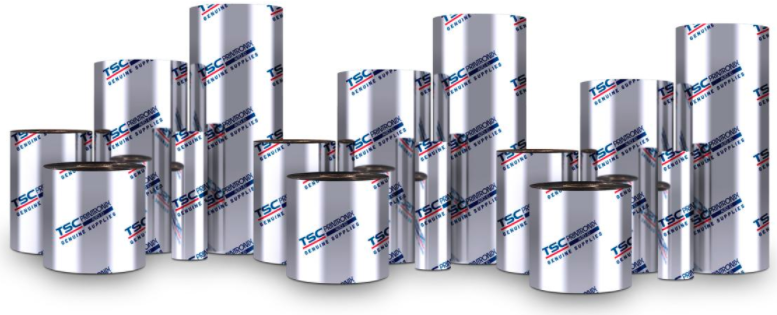 Thermotransferbänder, TSC, 8770-PRE, Harz, 110mm, 110m, Außen, Schwarz Thermotransferband, TSC, 8770-PRE, Harz, Rollenbreite: 110mm, Kernbreite: 110mm, Kern: 12,7mm, Länge: 110m, Farbseite: Außen, Druckkopf: Flat-Head, Farbe: Schwarz - 24 Stück (P159030-0