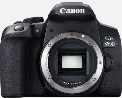 Canon EOS 850D - Digitalkamera - SLR - 24.1 MPix - APS-C - 4K / 30 BpS - 7.5x optischer Zoom EF-S 18 - 135 mm IS USM-Objektiv - Wi-Fi, Bluetooth - Schwarz (3925C020)