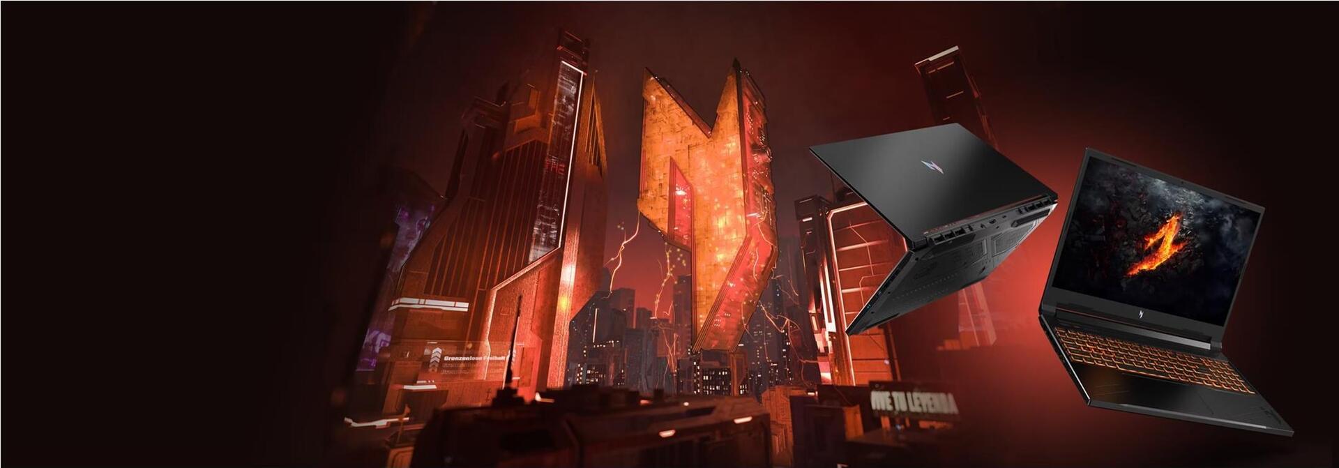 Acer Nitro V 16 ANV16-41 40.6 cm (16) Gaming-Notebook - AMD Ryzen 5 8645HS / 4.3 GHz - Win 11 Home - GeForce RTX 4060 - 16 GB RAM - 512 GB SSD NVMe - IPS 1920 x 1200 @ 165 Hz - Bluetooth, Wi-Fi 6E - Obsidian Black - kbd: Deutsch (NH.QP0EG.00G)