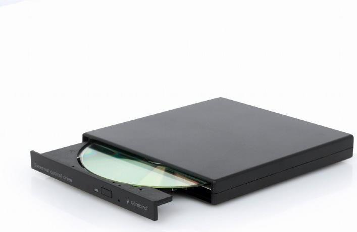 Gembird DVD-USB-04 Optisches Laufwerk DVD±RW Schwarz (DVD-USB-04)