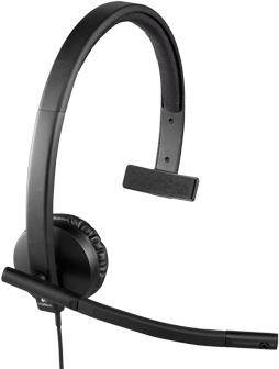 Logitech USB Headset H570e - Headset - über dem Ohr - vertikal (981-000571)
