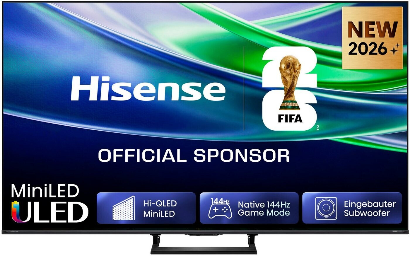 Hisense 50E8S 126cm 50 4K UHD Mini LED Smart TV Fernseher (50E8S)