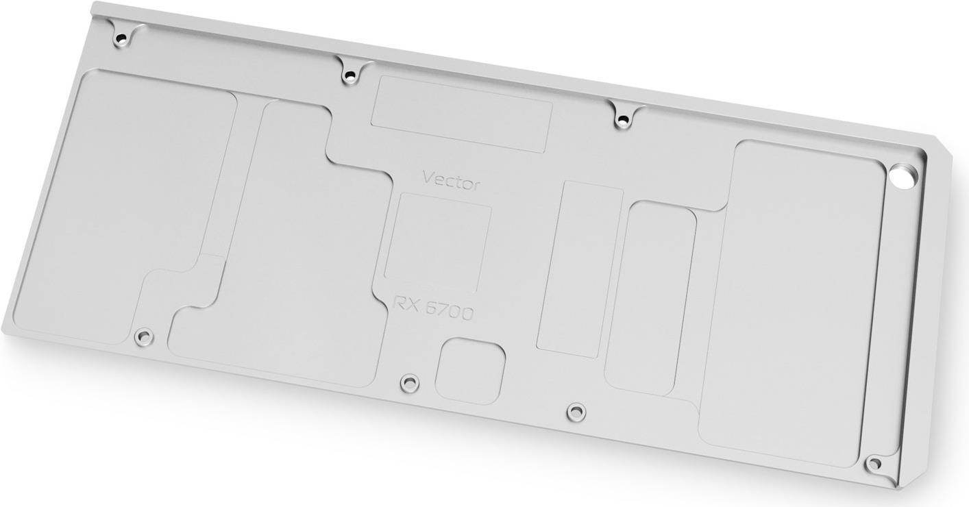 EK Water Blocks Quantum Vector RX 6700XT Grafikkarte Rückenplatte Weiß 1 Stück(e) (3831109848029)