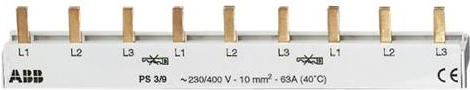ABB 3-Phasen-Sammelschiene PS3/9 pro M compact 9 Module geschlossen PS3/9 (2CDL231001R1009)