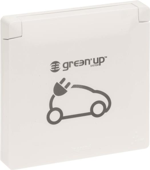 Legrand SEANO Green'Up765217Schuko-Steckdose 16 A EV Mode 1 u.Mode (765217)