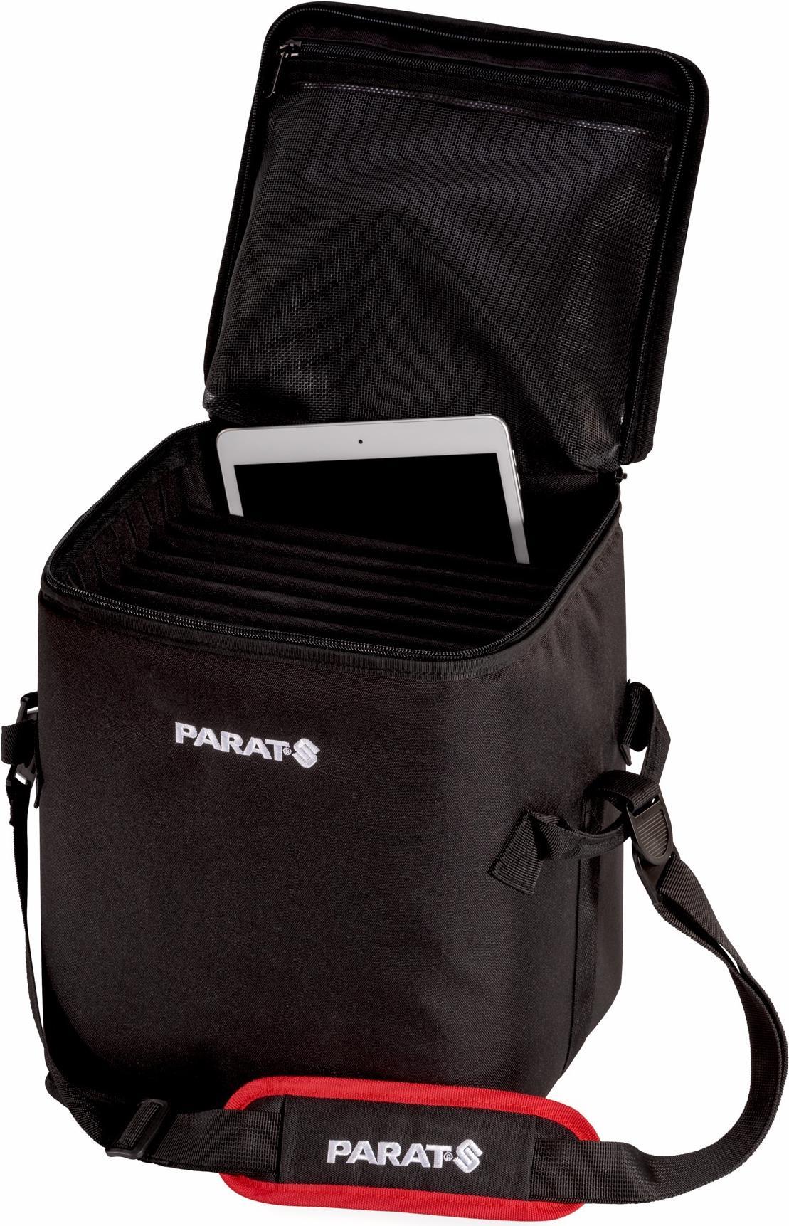 PARAT PARAPROJECT TB10 - Tasche für 10 Tablets - Nylon, Meshgewebe - Schwarz - bis zu 32,8 cm (bis zu 12.9)