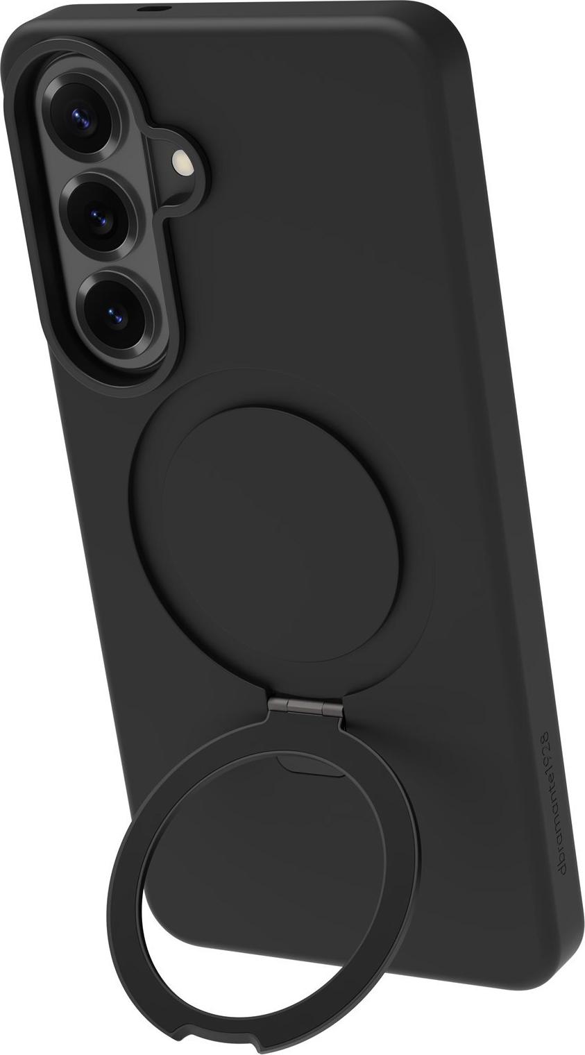 dbramante1928 Roskilde - Hintere Abdeckung für Mobiltelefon - Magnet-Kickstand - MagSafe-Kompatibilität - ICON - Midnight - für Samsung Galaxy S26+ (ROEDICBL5754)