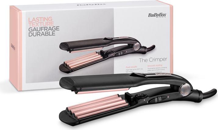 BaByliss 2165CE Haarstyling-Gerät Texturiereisen Warm Schwarz - Pink 1,8 m (2165CE)