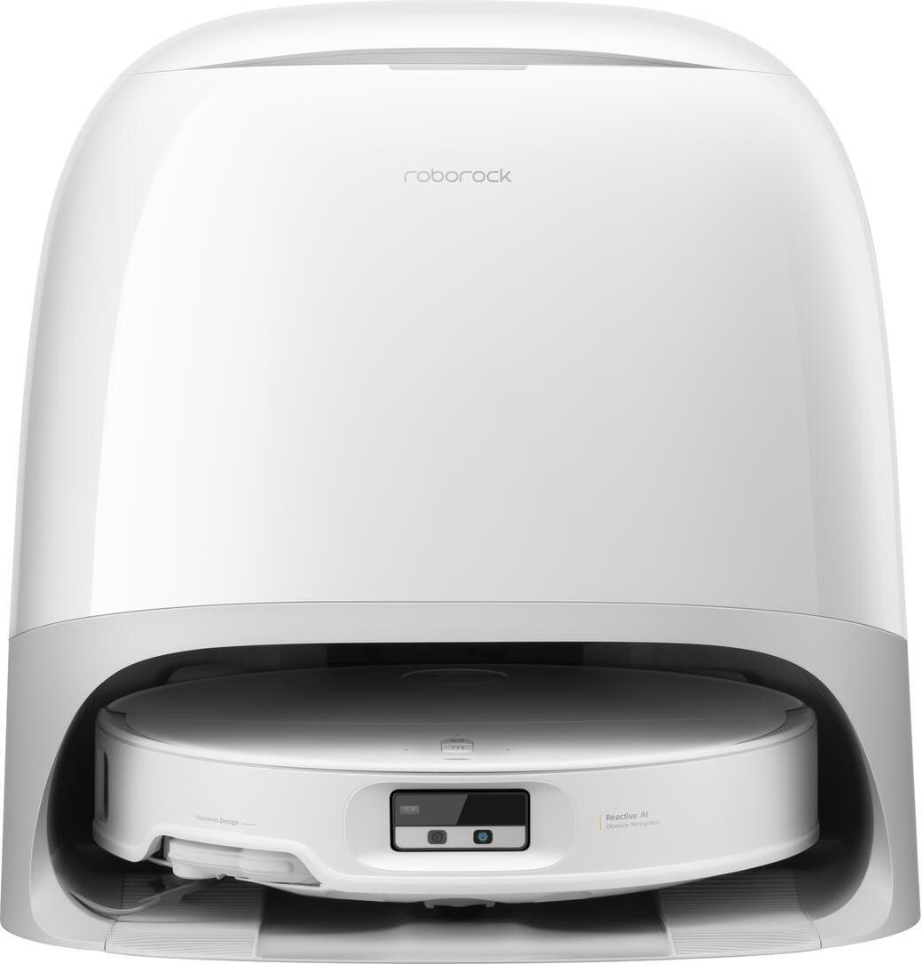 Roborock Qrevo CurvX Saugroboter  22.000 Pa, RetractSense LiDAR, Multifunktions-Dock 3.0 Thermo+, Weiß