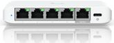 Ubiquiti UniFi Switch Flex Mini 2,5G - Switch - L2+ - managed - 4 x 2,5GBase-T + 1 x 2,5GBase-T (PoE) - Desktop - PoE (USW-FLEX-2.5G-5)